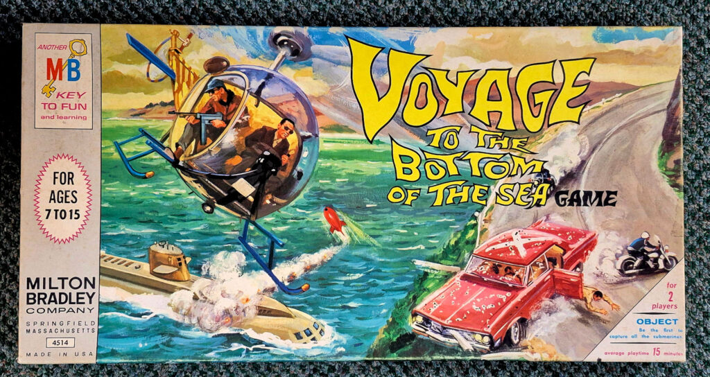 1964 Voyage to the Bottom of the Sea Board Game by Milton Bradley 1