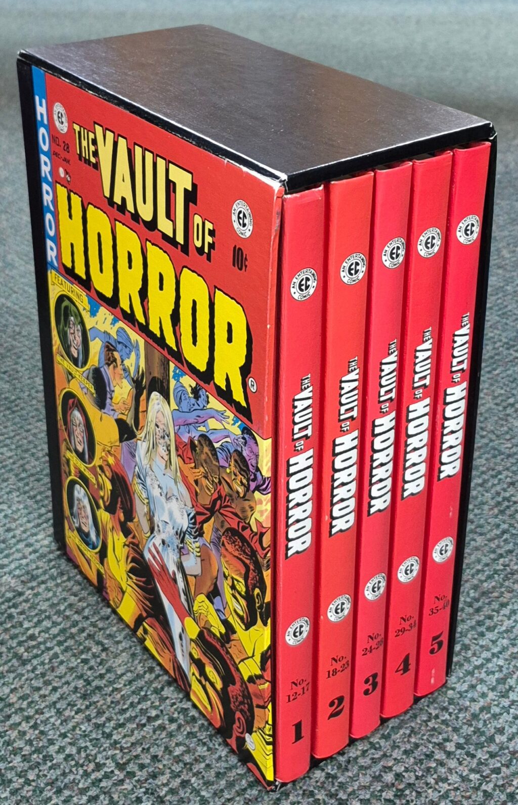 1982 Gemstone Publishing EC Vault of Horror 5-Volume Hardcover Book Set in Slipcase 1