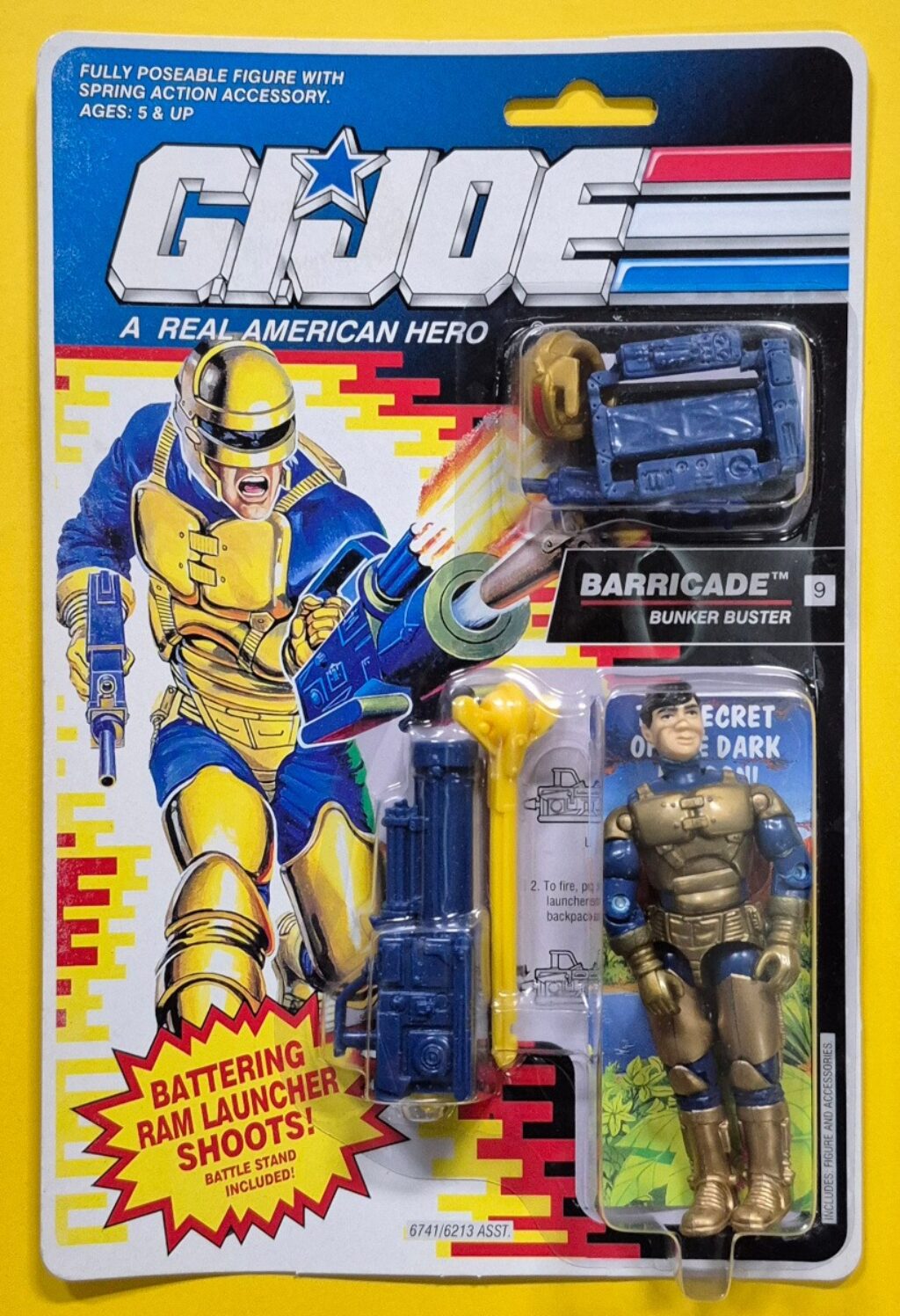 MOC 1991 Hasbro G.I. Joe ARAH Barricade Factory Sealed 1