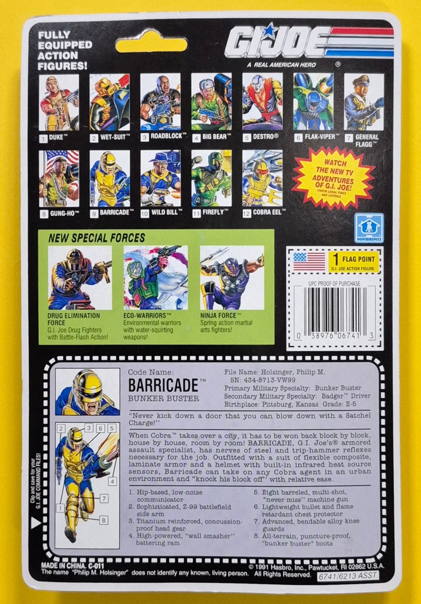 hasbro-gi-joe-arah-barricade-2 MOC 1991 Hasbro G.I. Joe ARAH Barricade Factory Sealed 2