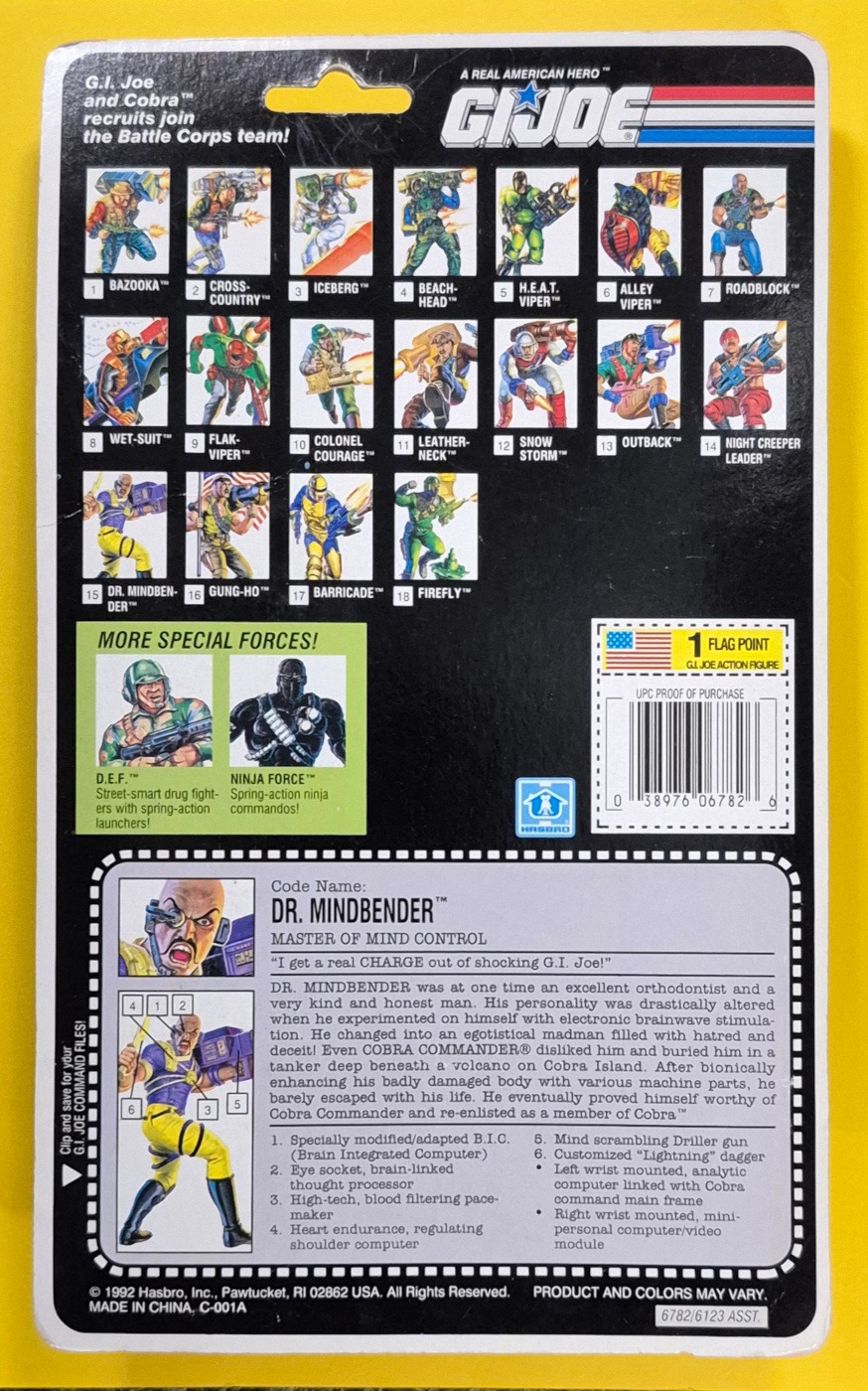 hasbro-gi-joe-arah-battle-corps-dr-mindbender-2 MOC 1992 Hasbro G.I. Joe ARAH Battle Corps Dr. Mindbender Factory Sealed 2