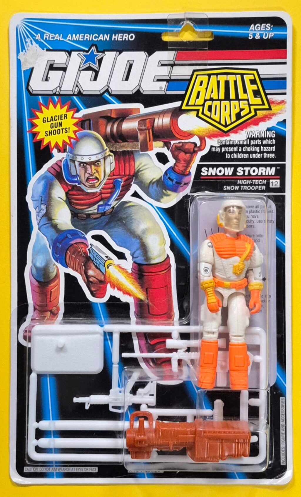 MOC 1992 Hasbro G.I. Joe ARAH Battle Corps Snow Storm Factory Sealed 1