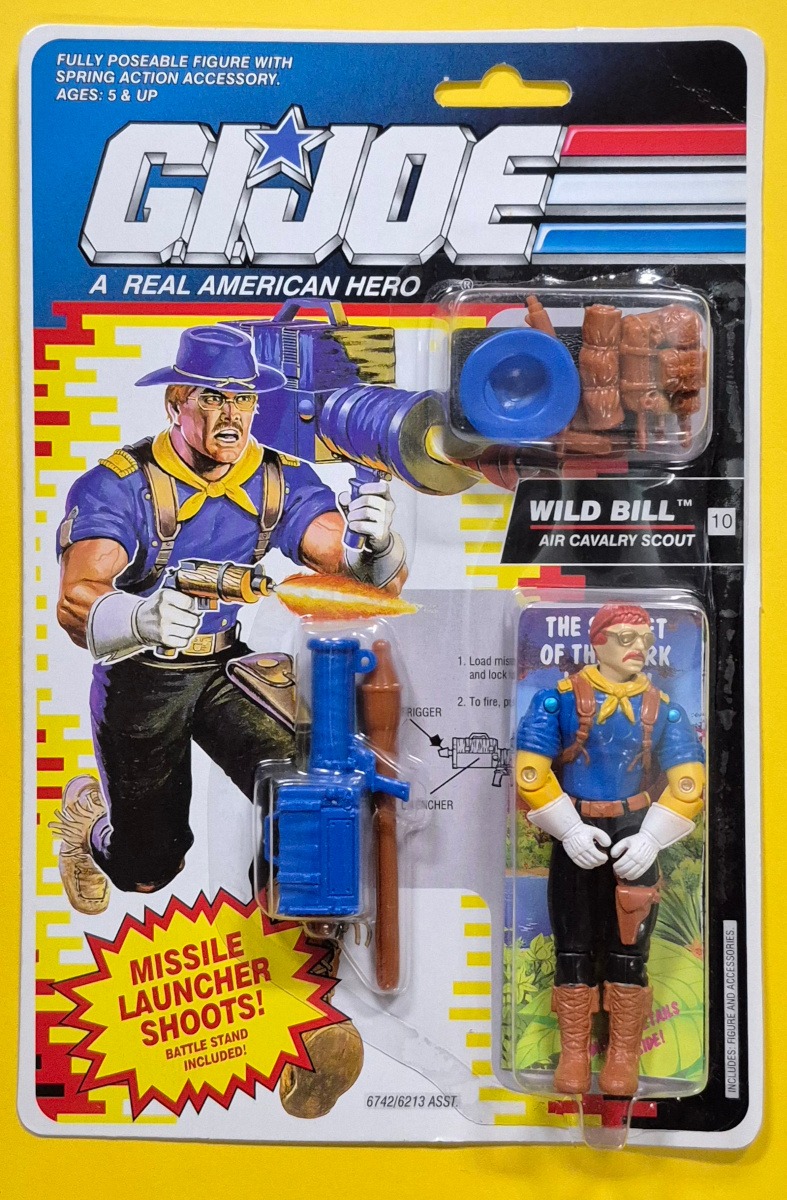 MOC 1991 Hasbro G.I. Joe ARAH V2 Wild Bill Factory Sealed 1