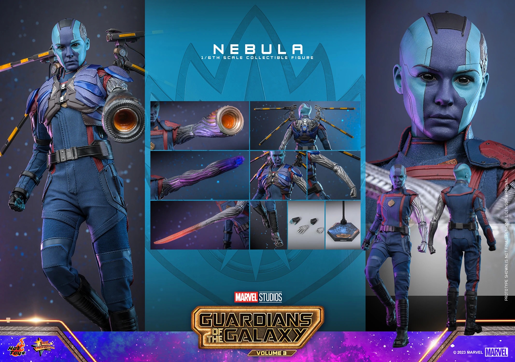 hot-toys-mms714-marvel-guardians-of-the-galaxy-3-nebula-3 Hot Toys Marvel Guardians of the Galaxy 3 Nebula 1:6 Scale Figure 3