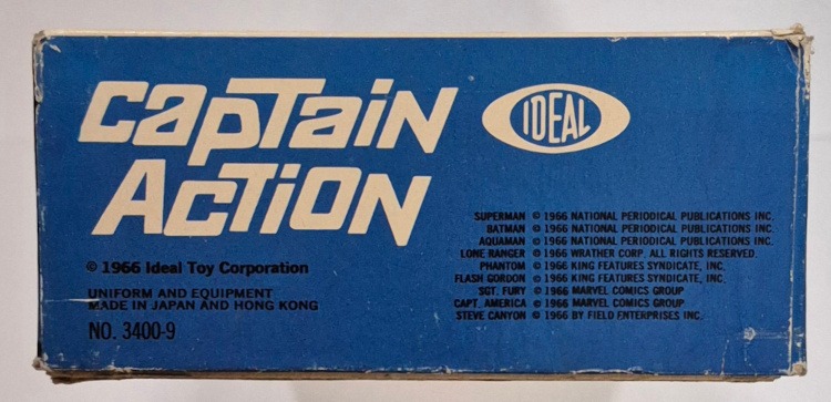 mib-1966-ideal-captain-action-2 1966 Ideal 12″ Captain Action in Box with Complete Outfit 2