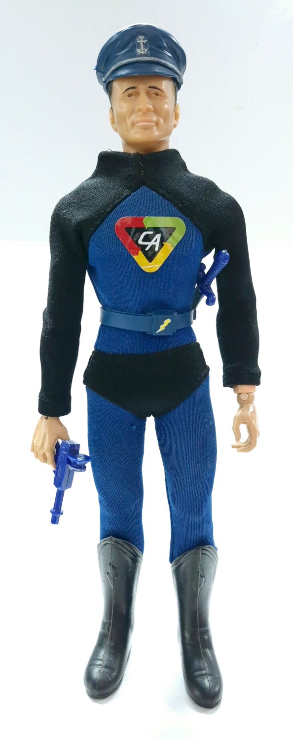 1966 Ideal 12″ Captain Action Figure with Complete Outfit and Weapons 1