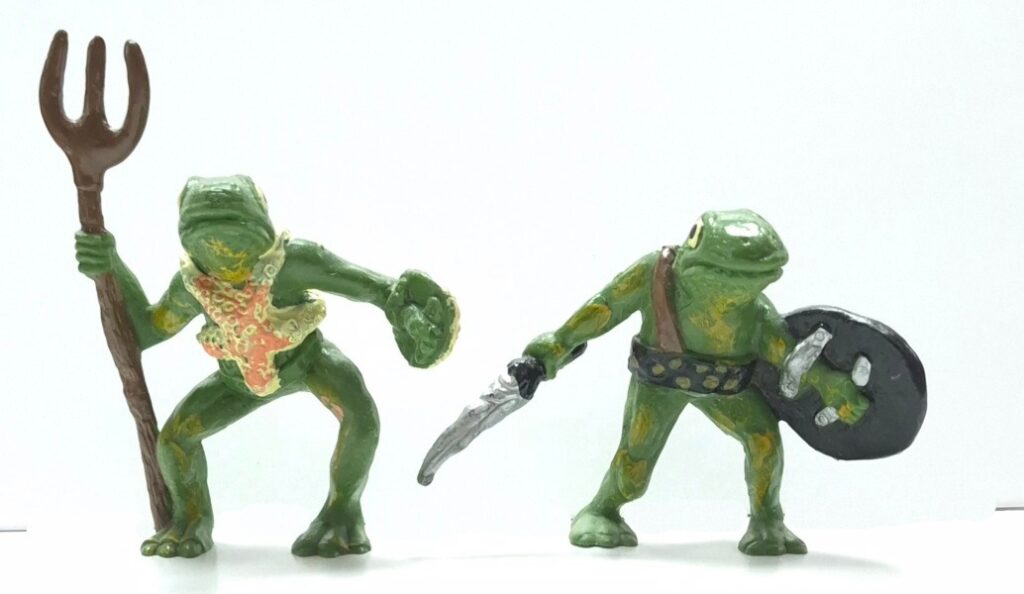 1984 LJN Advanced Dungeons & Dragons Bullywugs of the Bog PVC Figure Set 1