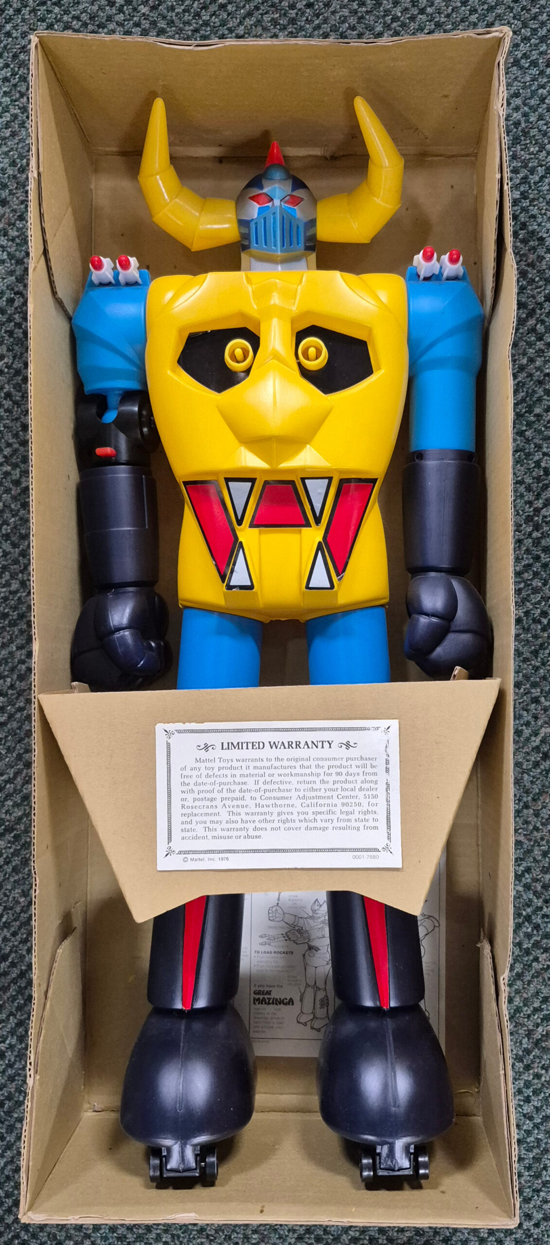 mib-1978-mattel-shogun-warriors-gaiking-7 1978 Mattel Shogun Warriors Gaiking 24" Figure - Complete in Box 7