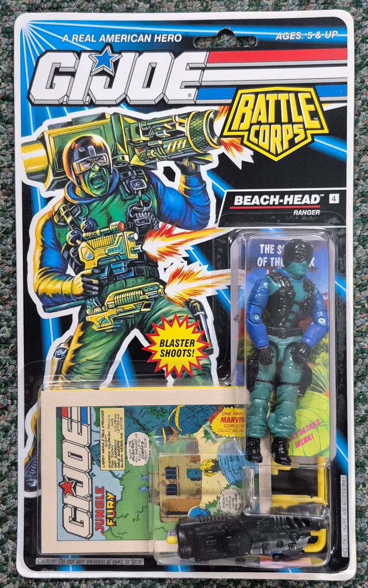 gi-joe-a-real-american-hero-battle-corps-beach-head-moc-1 MOC 1992 Hasbro G.I. Joe ARAH Battle Corps Beach-Head : Factory Sealed 1