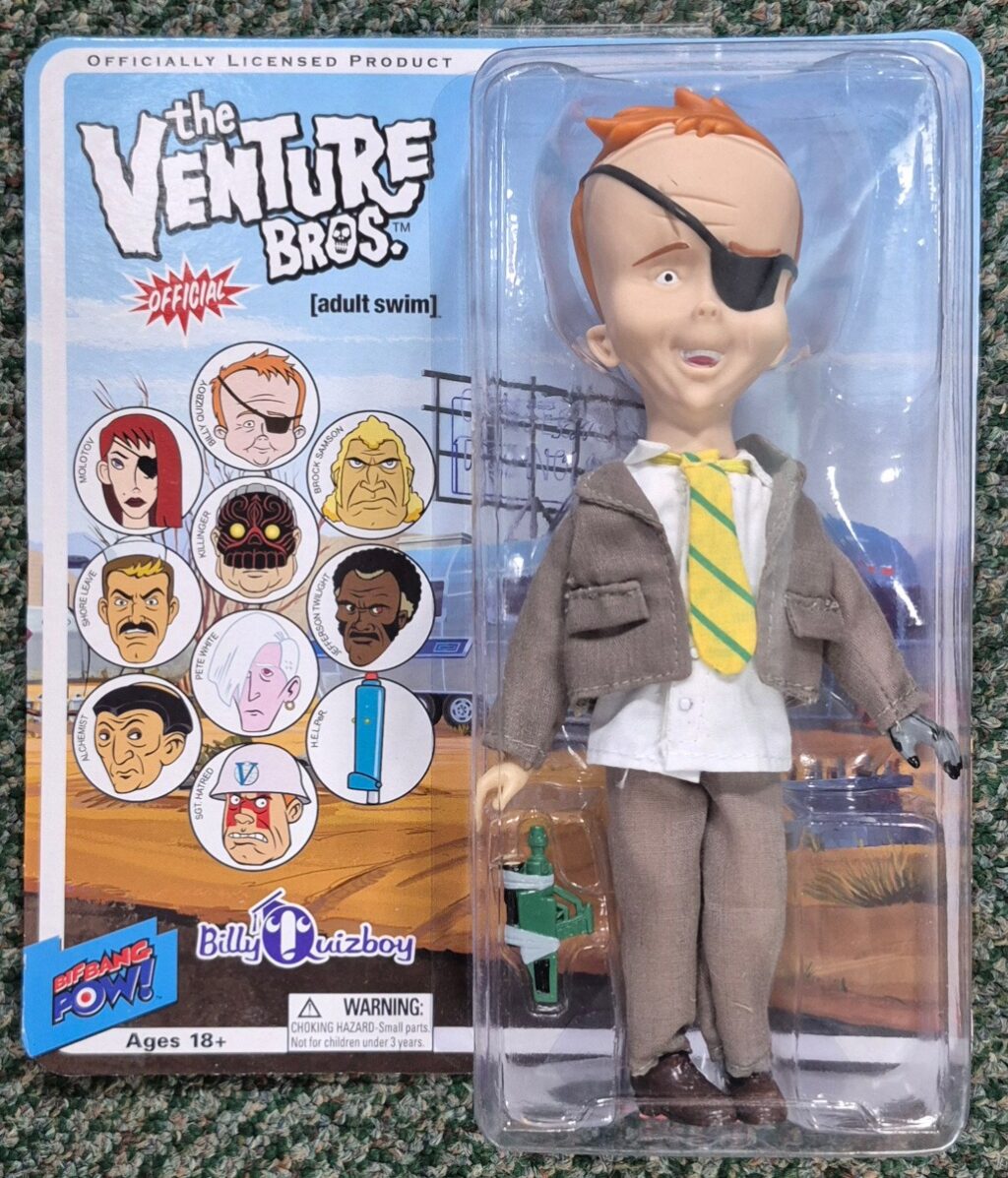 MOC Bif Bang Pow! The Venture Bros. Billy Quizboy Figure: Factory Sealed 1