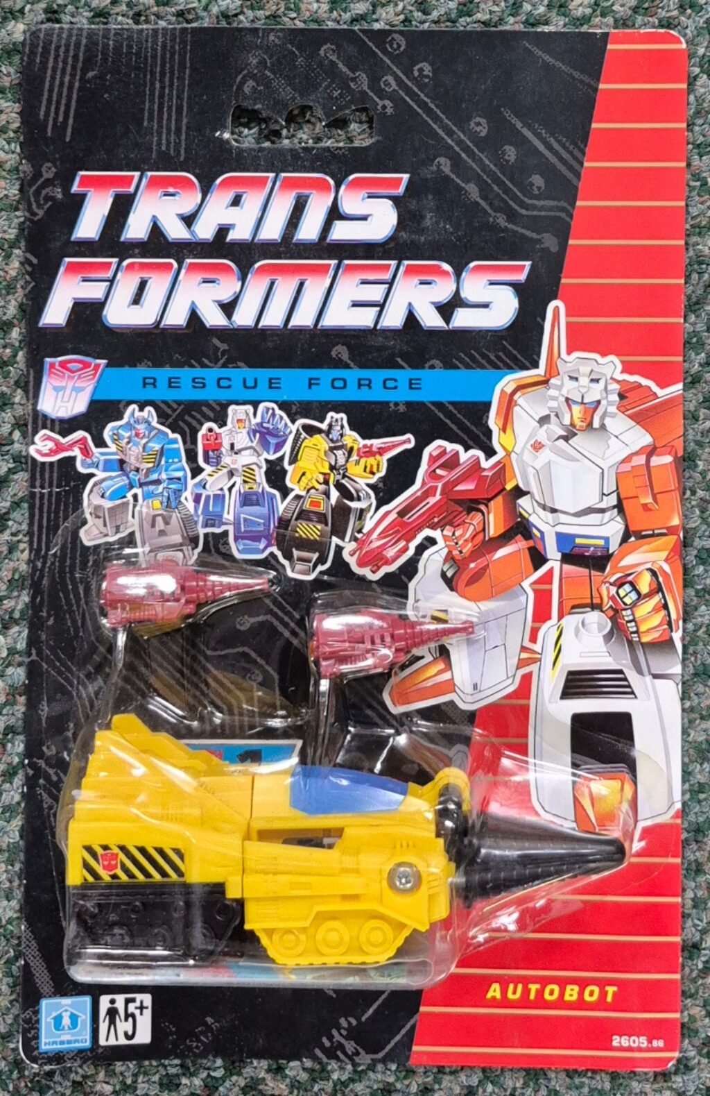 MOC Hasbro UK G1 Transformers Rescue Force Drill Tank : Factory Sealed 1