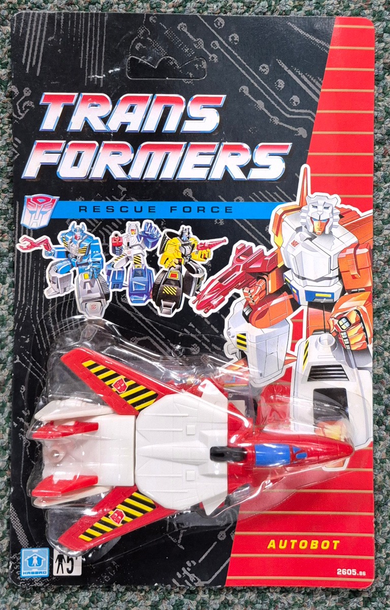 MOC Hasbro UK G1 Transformers Rescue Force Jet : Factory Sealed 1