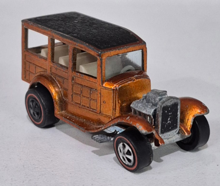 1969 Mattel Red Line Hot Wheels Orange Classic '31 Ford Woody 1