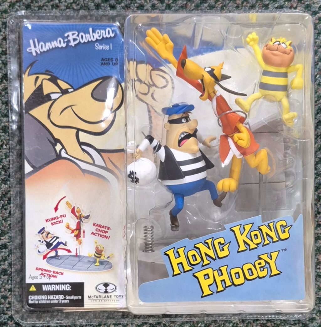 MOC McFarlane Toys Hanna-Barbera Hong Kong Phooey Figure: Factory Sealed 1