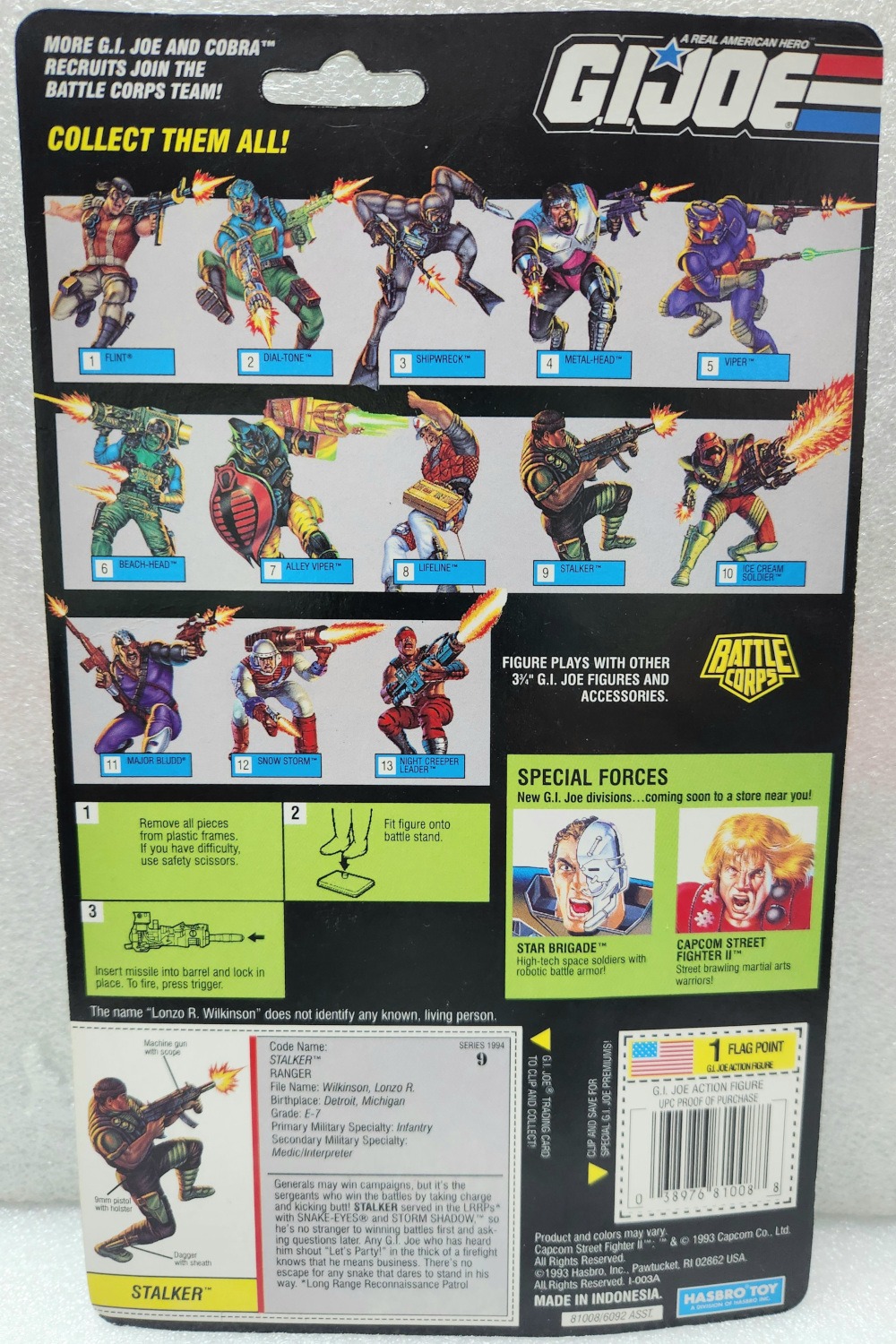 moc-1993-hasbro-g.i.-joe-arah-batlle-corps-stalker-factory-sealed-back MOC 1993 Hasbro G.I. Joe ARAH Battle Corps Stalker: Factory Sealed 2