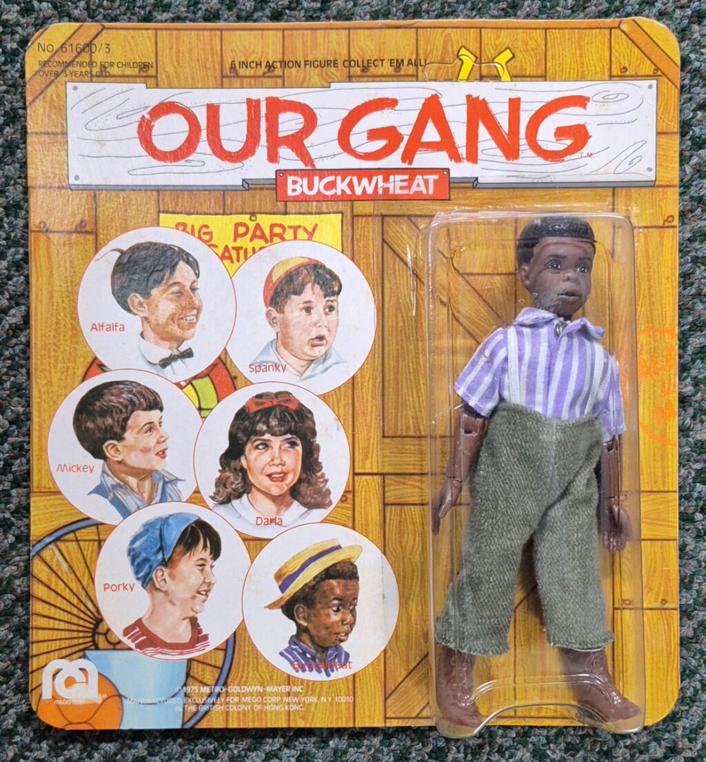 MOC Mego Little Rascals Our Gang Buckwheat Action Figure - Mint on Unpunched Card 1