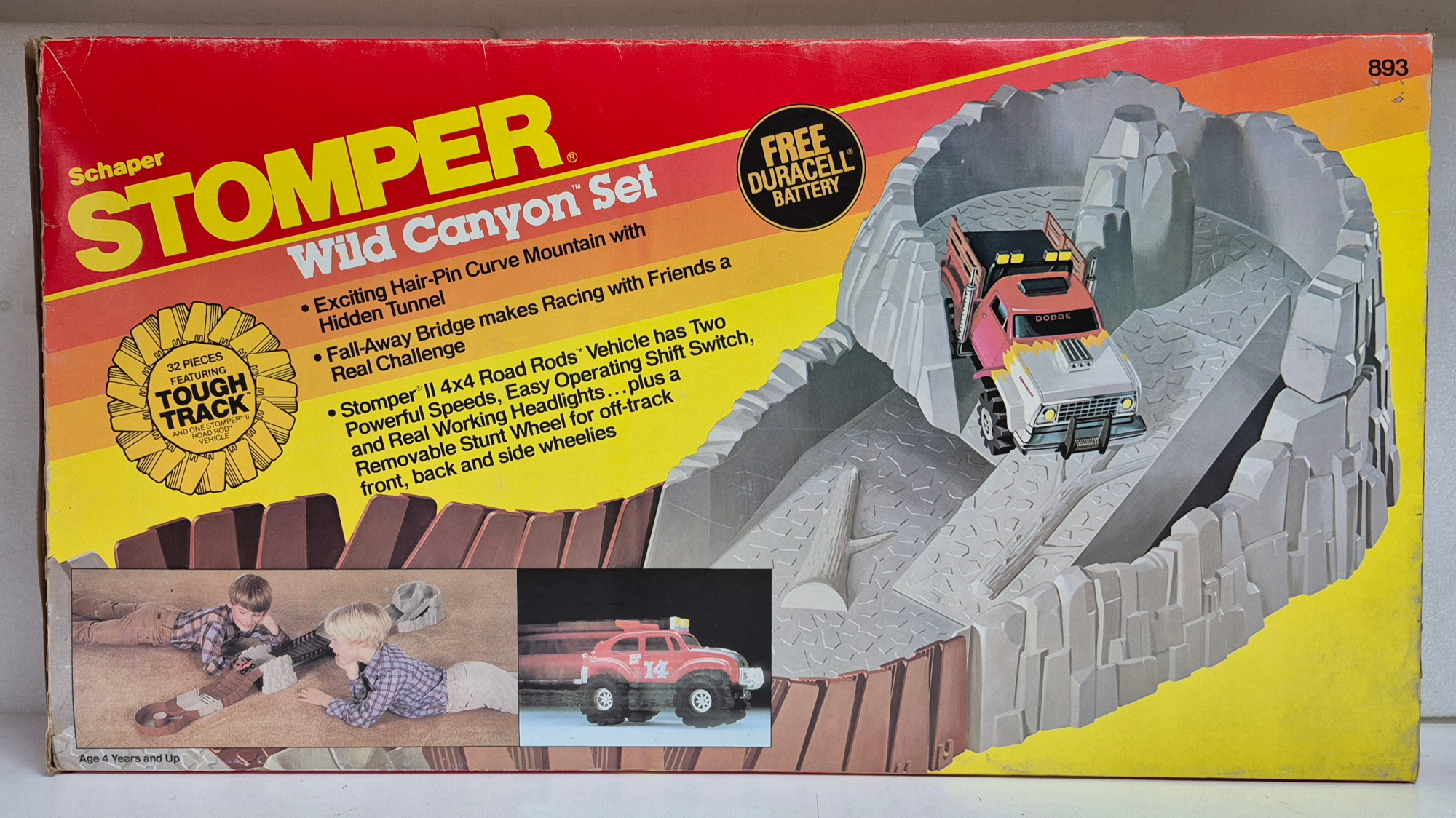 schaper-stomper-4x4-wild-canyon-set-1 1983 Schaper Stomper 4x4 Wild Canyon Set Complete in the Box 1
