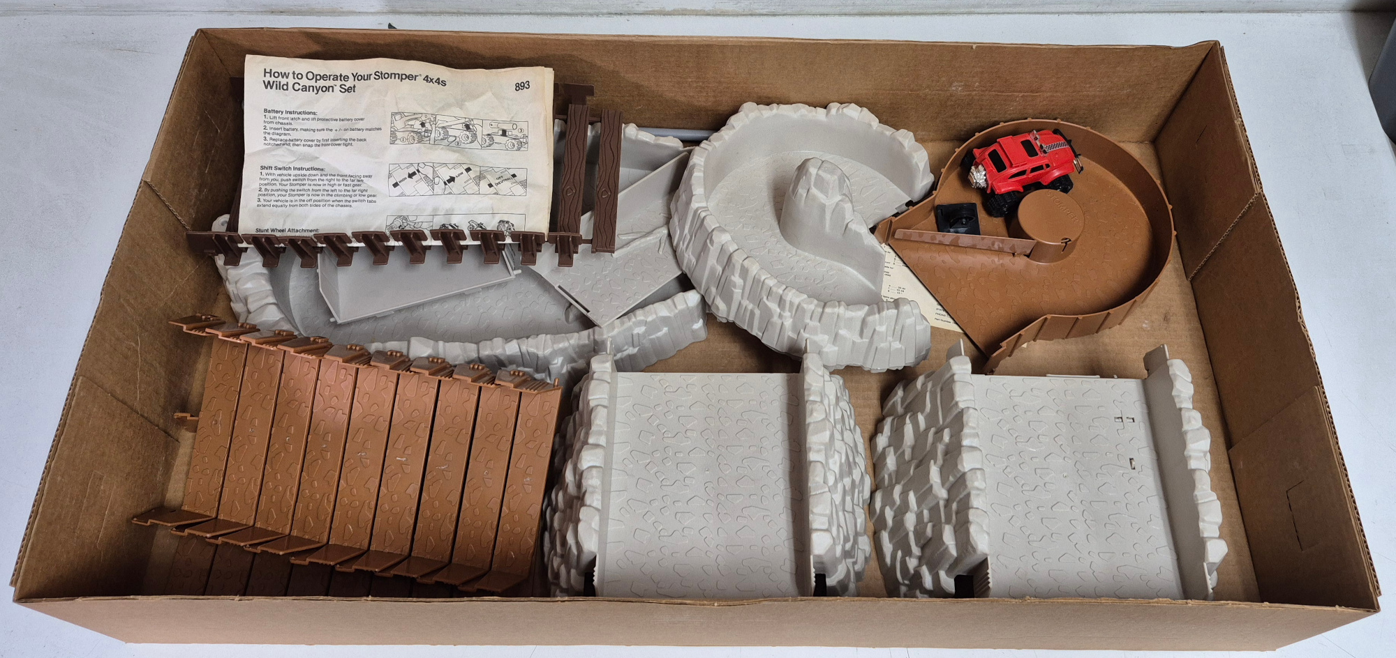 schaper-stomper-4x4-wild-canyon-set-7 1983 Schaper Stomper 4x4 Wild Canyon Set Complete in the Box 7