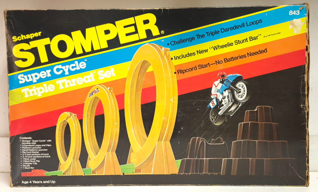 1983 Schaper Stomper Super Cycle Triple Threat Set Complete in the Box 1