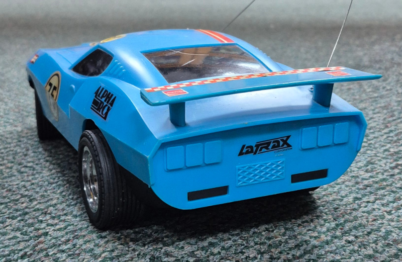 latrax-alpha-rcx-radio-controlled-sports-car-12 1970's LaTrax R/C Radio-Controlled Alpha RCX Sports Car in the Box 12