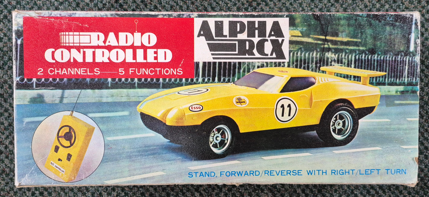 latrax-alpha-rcx-radio-controlled-sports-car-2 1970's LaTrax R/C Radio-Controlled Alpha RCX Sports Car in the Box 2