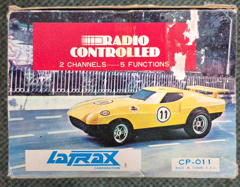 latrax-alpha-rcx-radio-controlled-sports-car-5 1970's LaTrax R/C Radio-Controlled Alpha RCX Sports Car in the Box 5