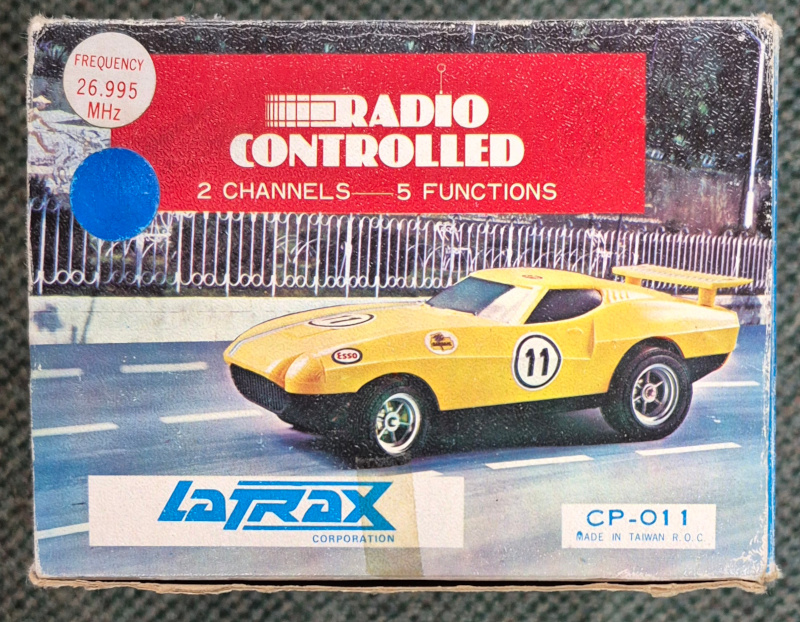 latrax-alpha-rcx-radio-controlled-sports-car-6 1970's LaTrax R/C Radio-Controlled Alpha RCX Sports Car in the Box 6