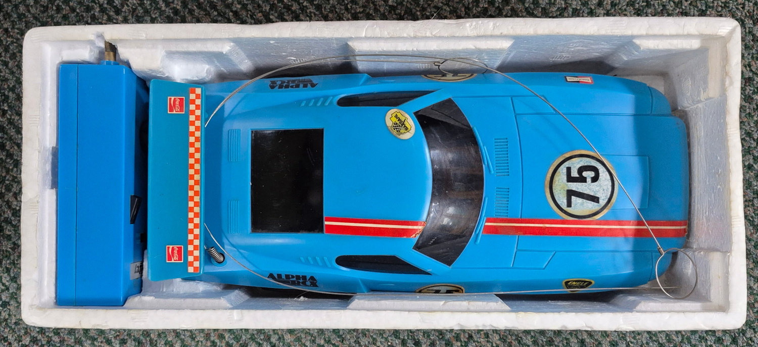 latrax-alpha-rcx-radio-controlled-sports-car-8 1970's LaTrax R/C Radio-Controlled Alpha RCX Sports Car in the Box 8