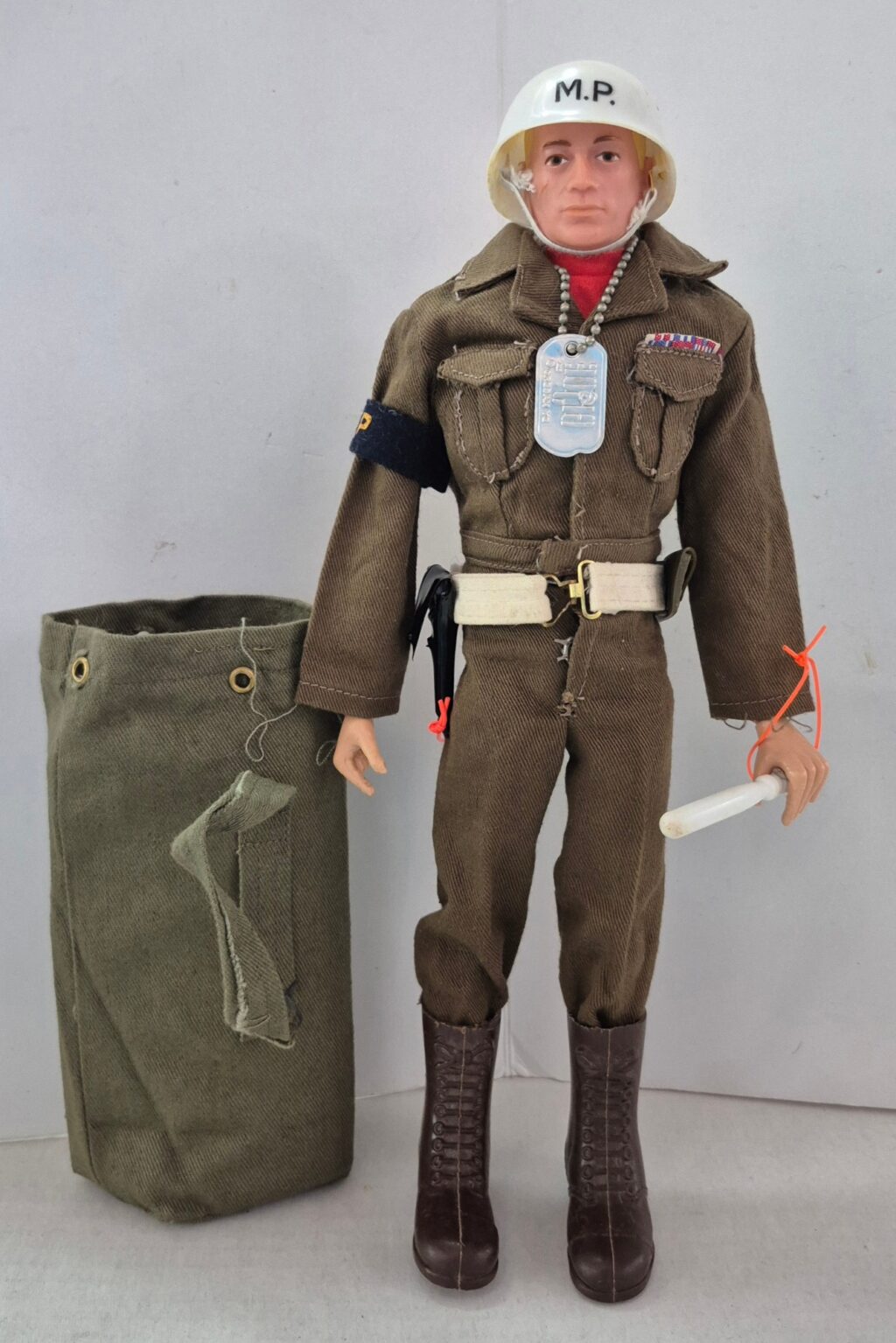 1964 Hasbro G.I. Joe Action Soldier Figure in Complete Military Police Uniform 1