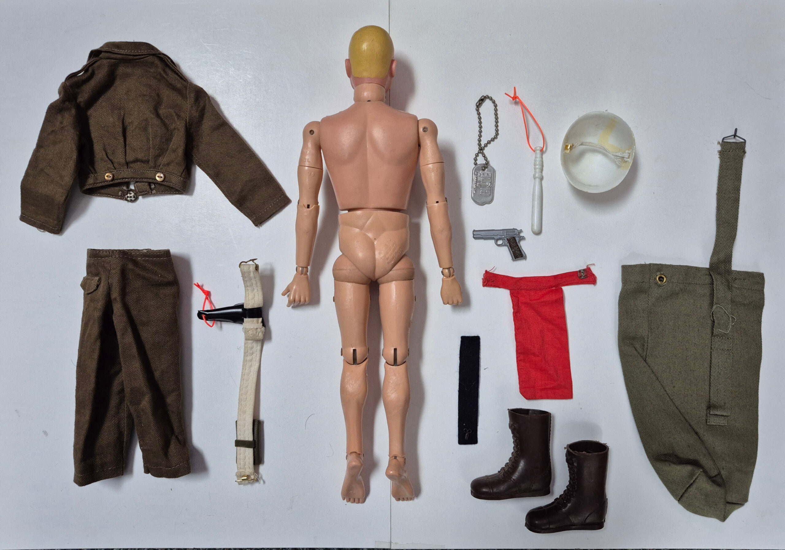 1964-hasbro-gi-joe-action-soldier-military-police-6 1964 Hasbro G.I. Joe Action Soldier Figure in Complete Military Police Uniform 6