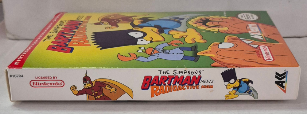 acclaim-nintendo-nes-the-simpsons-bartman-meets-radioactive-man-game-cartridge-and-box-11 1992 Acclaim for Nintendo NES The Simpson's Bartman Meets Radioactive Man Game Cartridge Complete in Box 11
