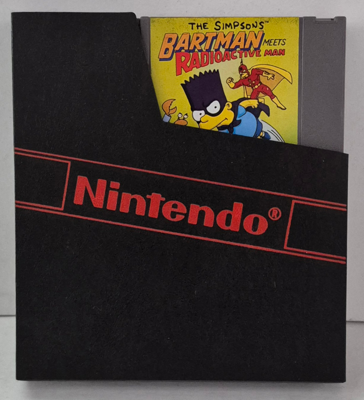 acclaim-nintendo-nes-the-simpsons-bartman-meets-radioactive-man-game-cartridge-and-box-3 1992 Acclaim for Nintendo NES The Simpson's Bartman Meets Radioactive Man Game Cartridge Complete in Box 3