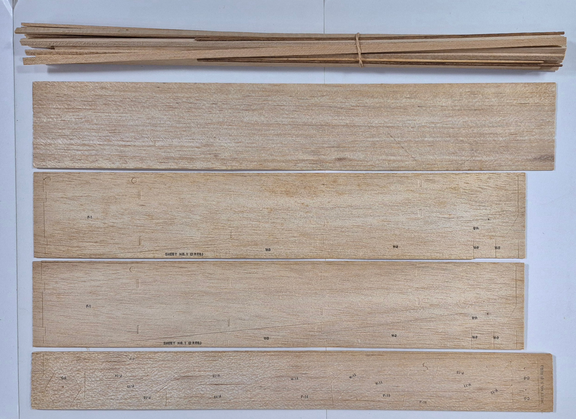 berkeleys-buhl-pup-balsa-wood-airplane-model-kit-4 Vintage 1950's Berkeley "1/2 A" "Buhl Pup" Balsa Wood Airplane Model Kit Unbuilt in the Box 4