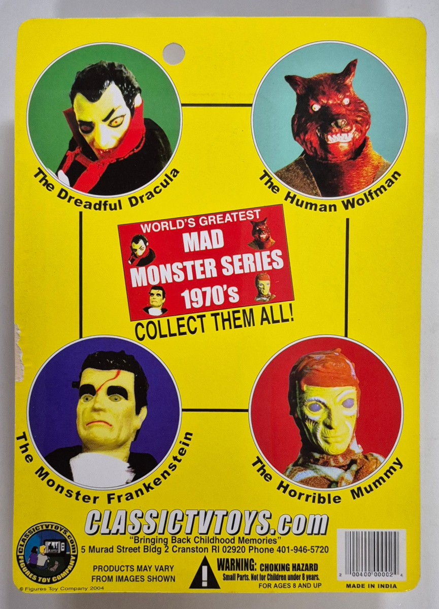 figures-toy-co-mad-monster-series-the-horrible-mummy-2 MOC Figures Toy Co. Mad Monster Series The Horrible Mummy Action Figure: Mint on Card 2