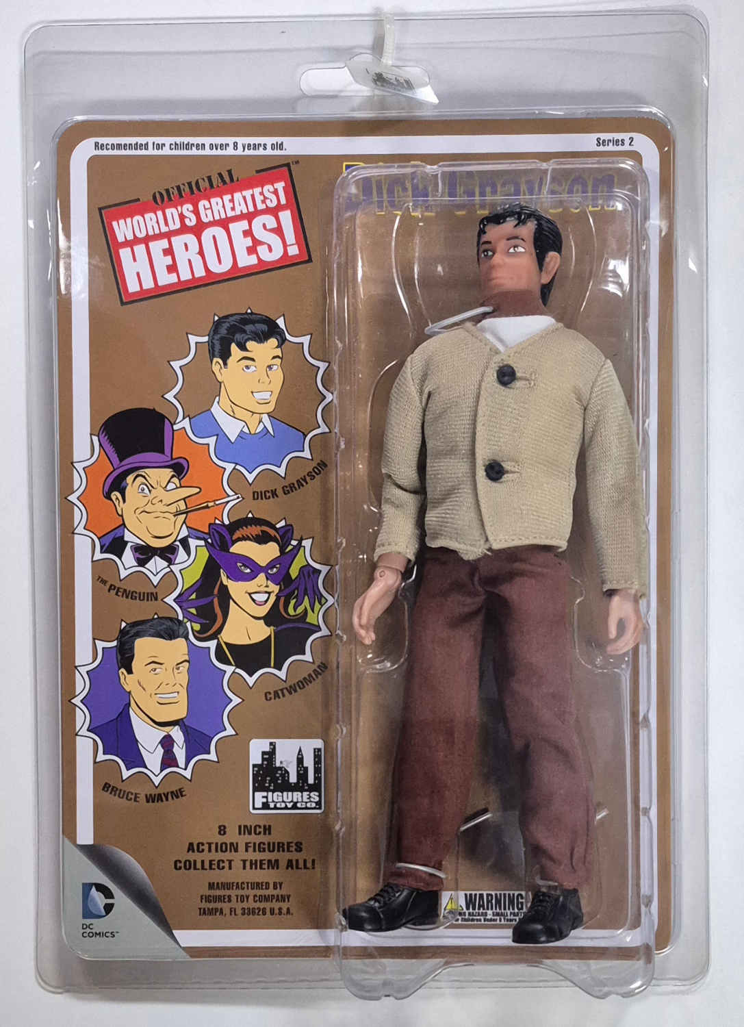 MOC Figures Toy Co. Official World's Greatest Heroes Dick Grayson Action Figure: Mint on Card 1