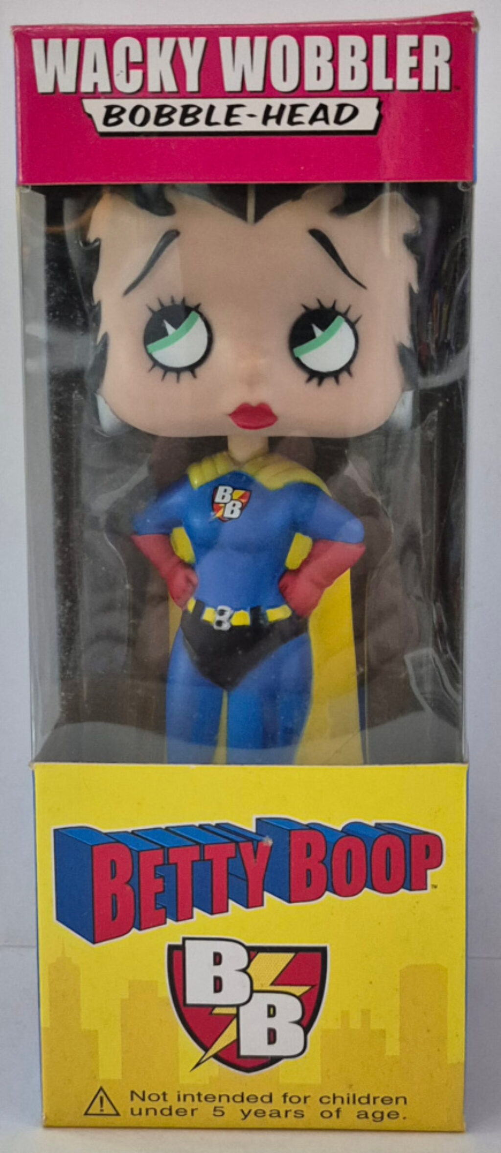 MIB Funko Wacky Wobbler Bobble-Head Super-Hero Betty Boop in Box 1