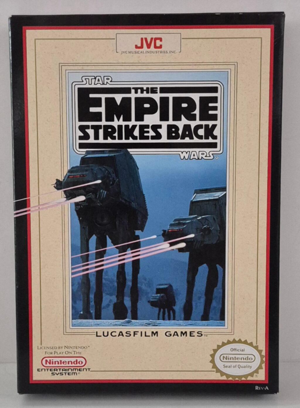 1991 Lucasfilm Games for Nintendo NES Star Wars The Empire Strikes Back Game Cartridge Complete in Box 1