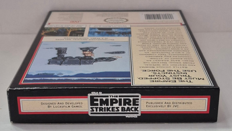 lucasfilm-games-nintendo-nes-star-wars-the-empire-strikes-back-game-cartridge-and-box-3 1991 Lucasfilm Games for Nintendo NES Star Wars The Empire Strikes Back Game Cartridge Complete in Box 3