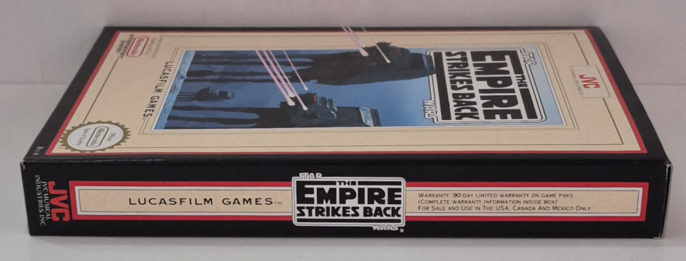 lucasfilm-games-nintendo-nes-star-wars-the-empire-strikes-back-game-cartridge-and-box-7 1991 Lucasfilm Games for Nintendo NES Star Wars The Empire Strikes Back Game Cartridge Complete in Box 7