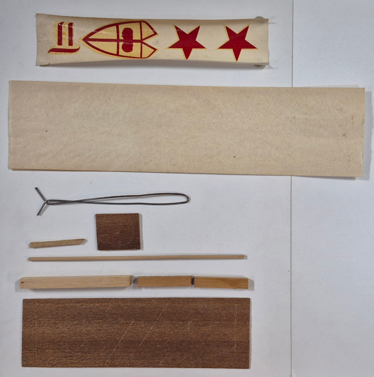 pdq-products-korean-yak-9-jr-balsa-wood-airplane-model-kit-3 Vintage PDQ Products Korean YAK-9 Jr. Balsa Wood Airplane Model Kit Unbuilt in the Box 3