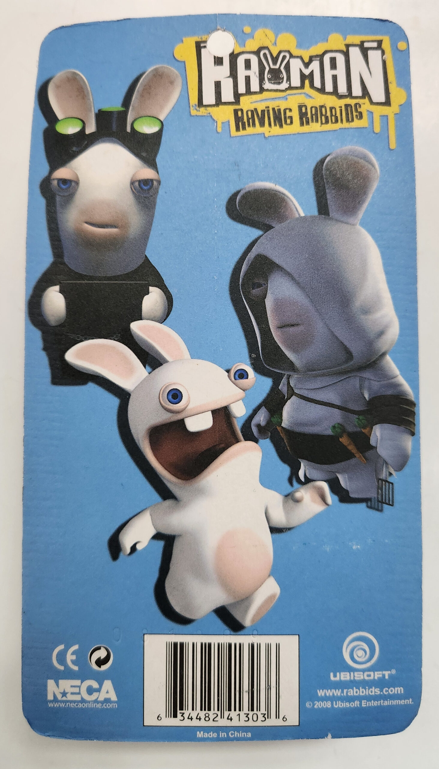 2008-neca-rayman-raving-rabbids-full-set-of-3-action-figures-mint-on-card-6 2008 Neca Rayman Raving Rabbids Full Set of 3 Action Figures - Mint on Card