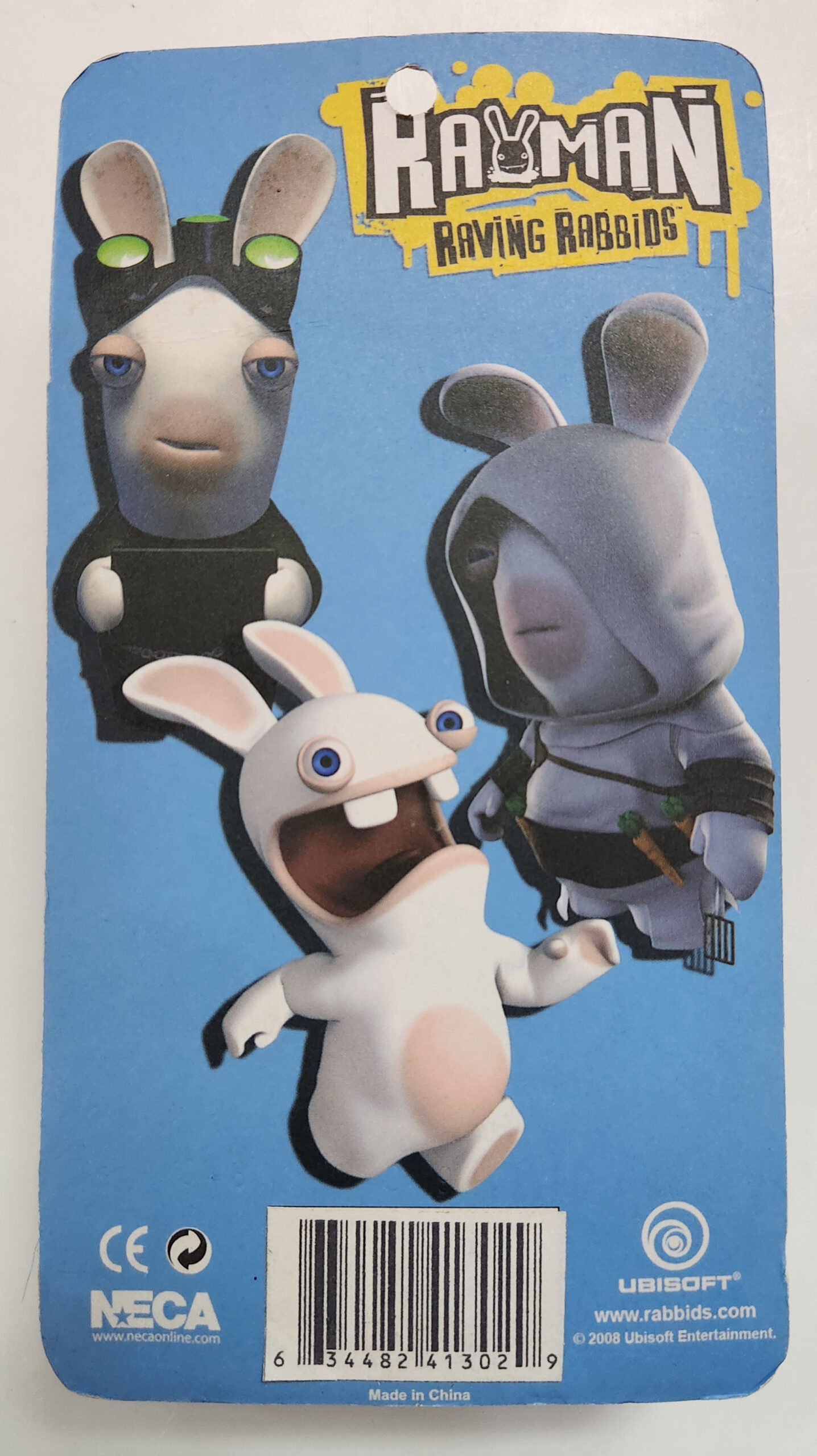2008-neca-rayman-raving-rabbids-full-set-of-3-action-figures-mint-on-card-8 2008 Neca Rayman Raving Rabbids Full Set of 3 Action Figures - Mint on Card