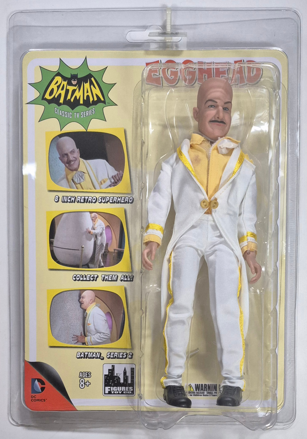 MOC Figures Toy Co. Batman Classic TV Series Vincent Price as Egghead Action Figure: Mint on Card 1