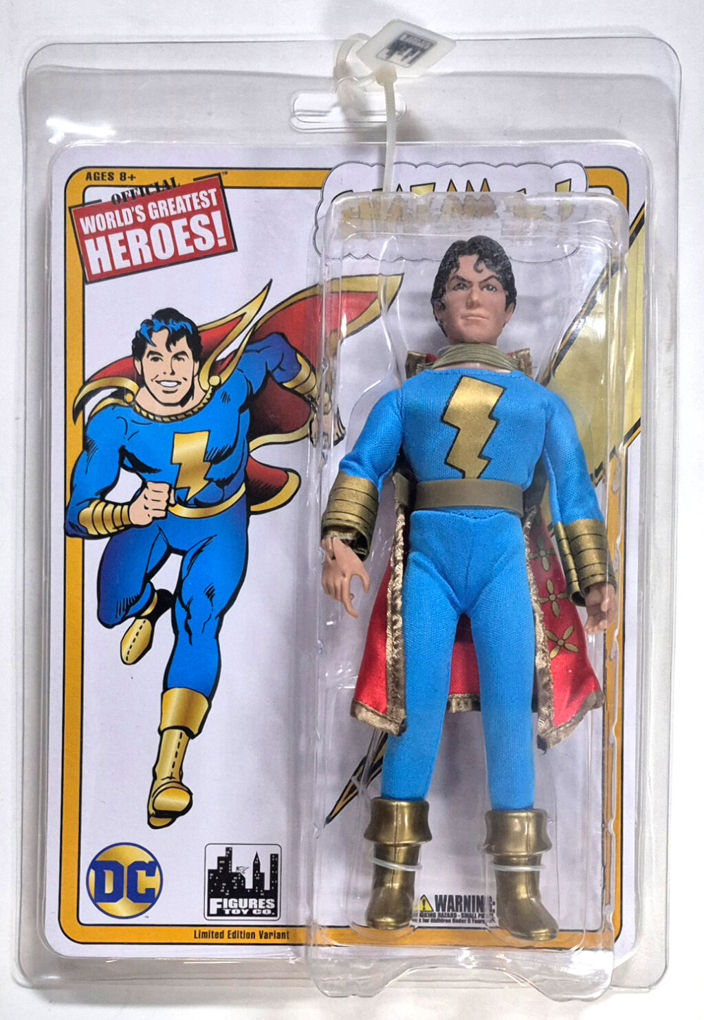 MOC Figures Toy Co. Official World's Greatest Heroes Shazam Jr. Action Figure: Mint on Card 1