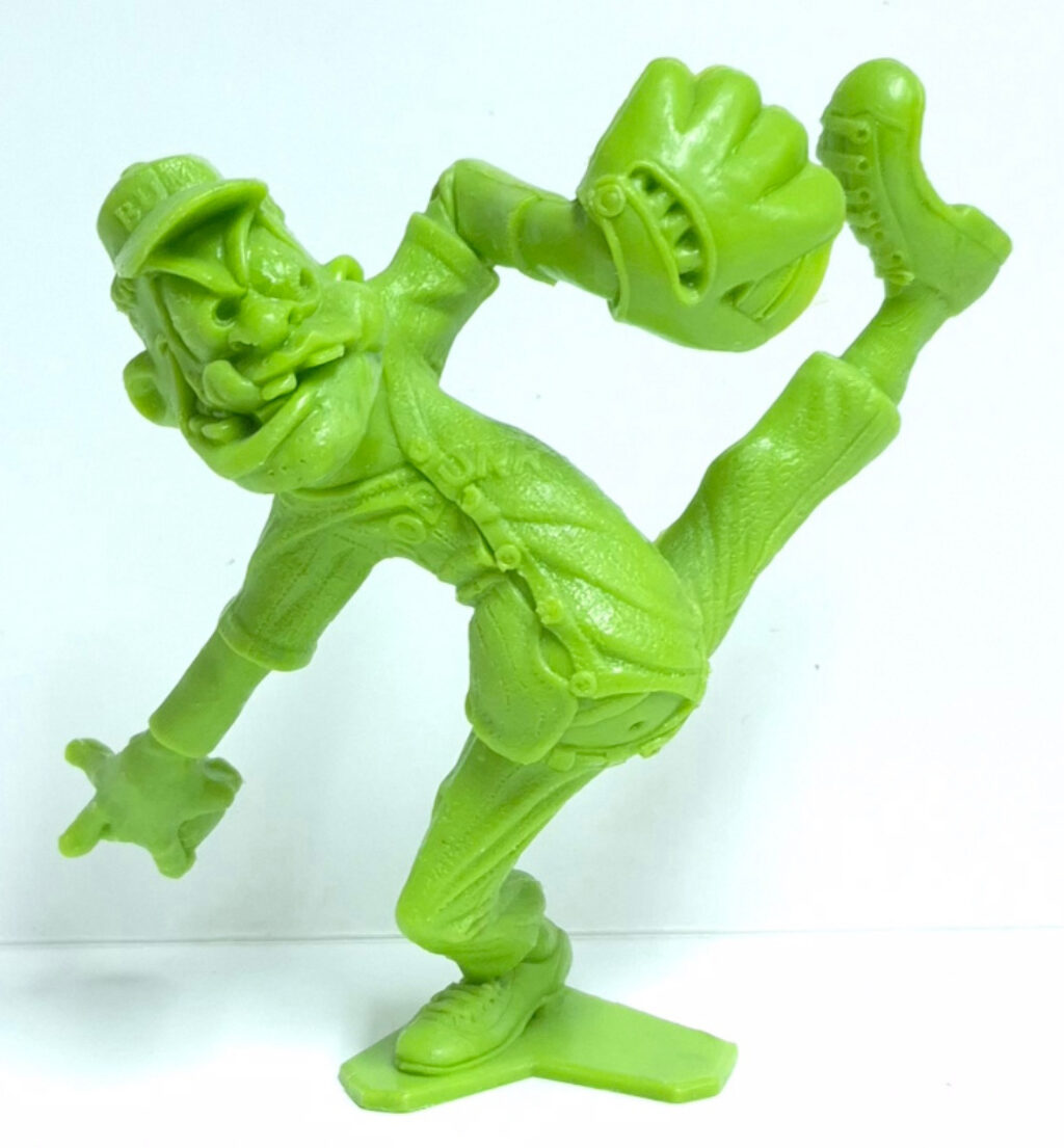 1963 Marx Nutty Mads "Bull Pen" Boo Boo Green Figure - Complete 1