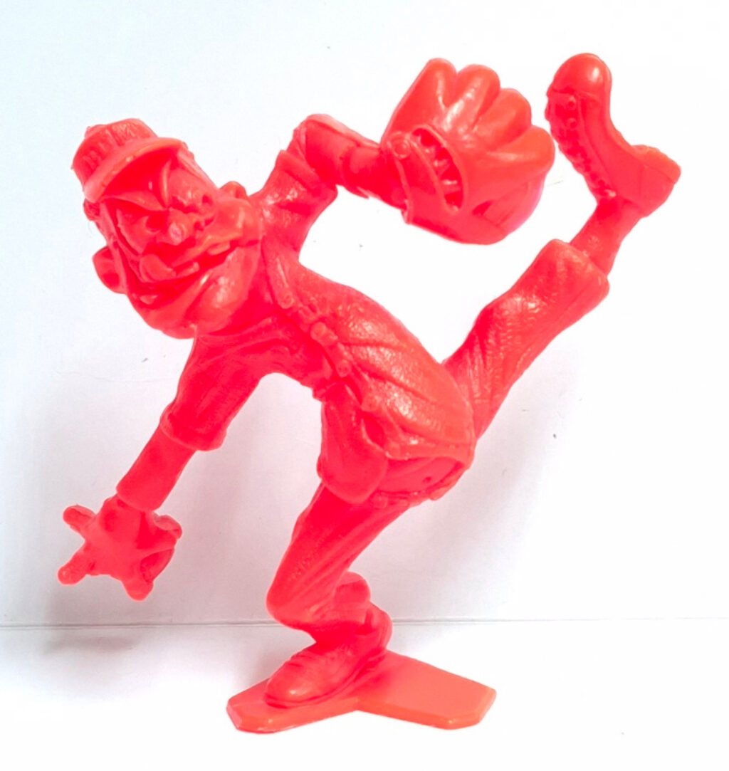 1963 Marx Nutty Mads "Bull Pen" Boo Boo Red Figure - Complete 1