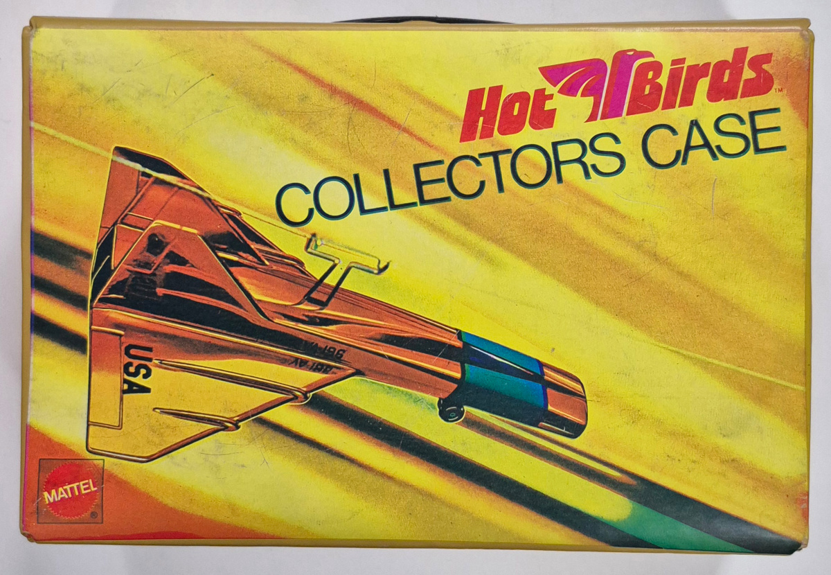 mattel-hot-wheels-hot-birds-collectors-case-2 1970 Mattel Hot Wheels Hot Birds Collectors Case with Insert Trays 2