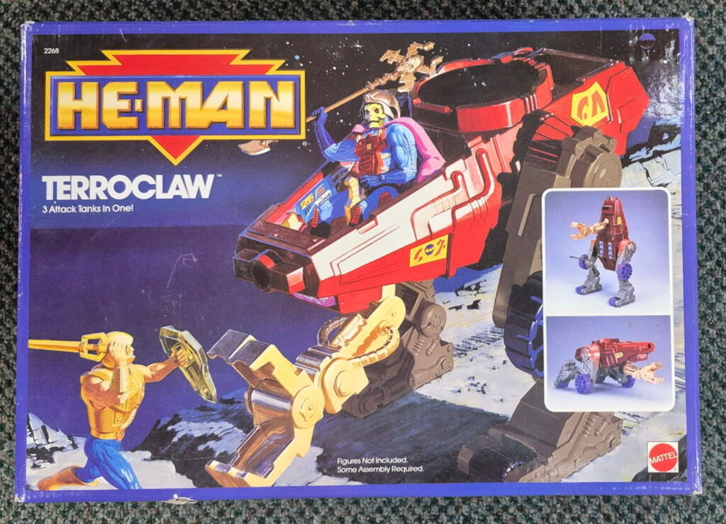 MIB 1989 New He-Man Adventures Terroclaw in Factory Sealed Box 1
