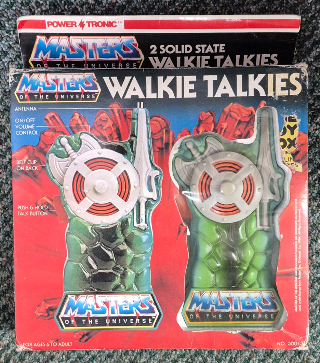 1984 NASTA Masters of the Universe (MOTU) Walkie Talkies Set - Mint in Open Box 1