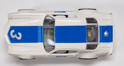 aurora-thunderjet-500-1756-white-blue-3-camaro-z-28-trans-am-ho-slot-car-5 Aurora A/FX #1756 White with Blue Stripe #3 Camaro Z-28 Trans Am HO Slot Car: Track Tested 5